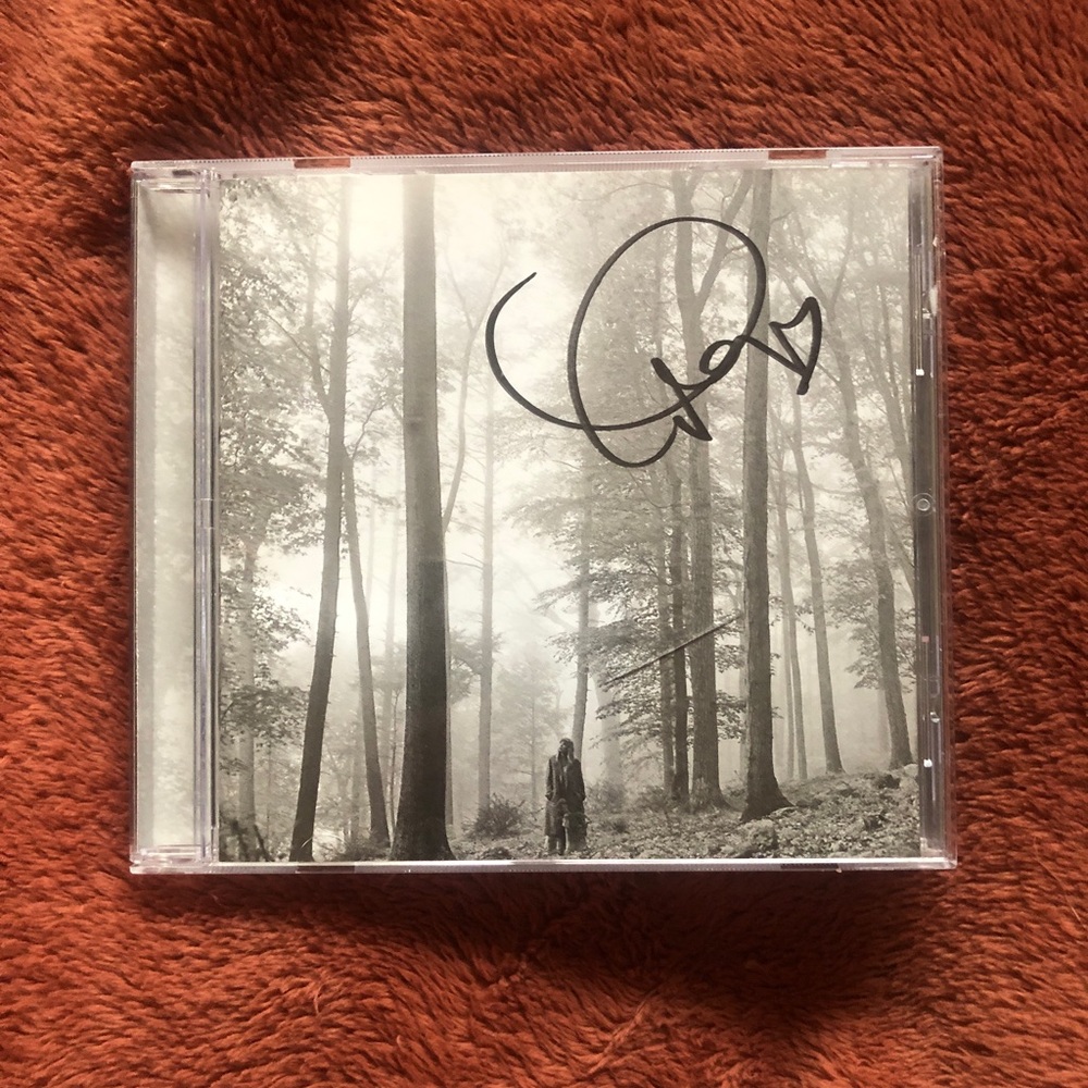 Signed Folklore Cd - Taylor Swift